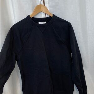 Everlane Women's Black Crewneck Sweatshirt 100% Cotton